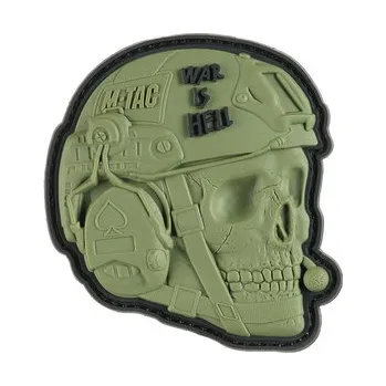 Nášivka Nášivka M-Tac War is Hell 3D - olivová