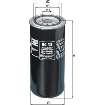 Hydraulický filtr Hydraulický filtr, automatická převodovka, , KNECHT, HC 12