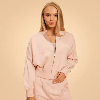 Dámská mikina BeastPink Dámská mikina Zip-Up Bliss Pink S růžová