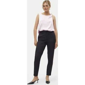 Dámské kalhoty Vero Moda Chino kalhoty Fenya 10313834 Černá Tapered Fit 38_32