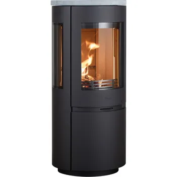 Krbová kamna Heta a.s. Heta Scan-Line 8 - horní deska mastek, boční prosklení