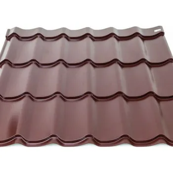 plechová krytina Gutta Guttatop Klasik 1200 x 1200 mm RAL 8017 hnědá