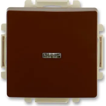 vypínač ABB 3557G-A07341 H1 Swing®, Swing®L Přepínač křížový s průzorem, hnědá