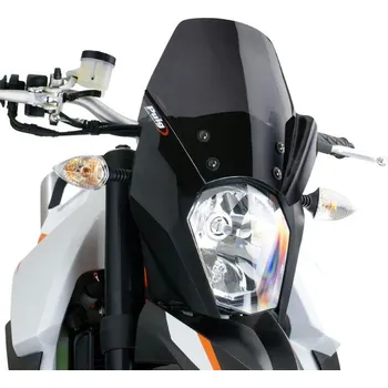 Plexi Puig KTM 990 Supermoto / R 09-13 tmavě kouřové