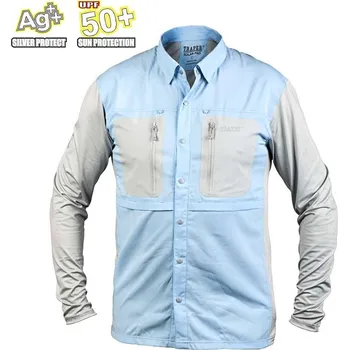 Pánská košile Muškařská košile Traper Solar Pro Blue vel. L