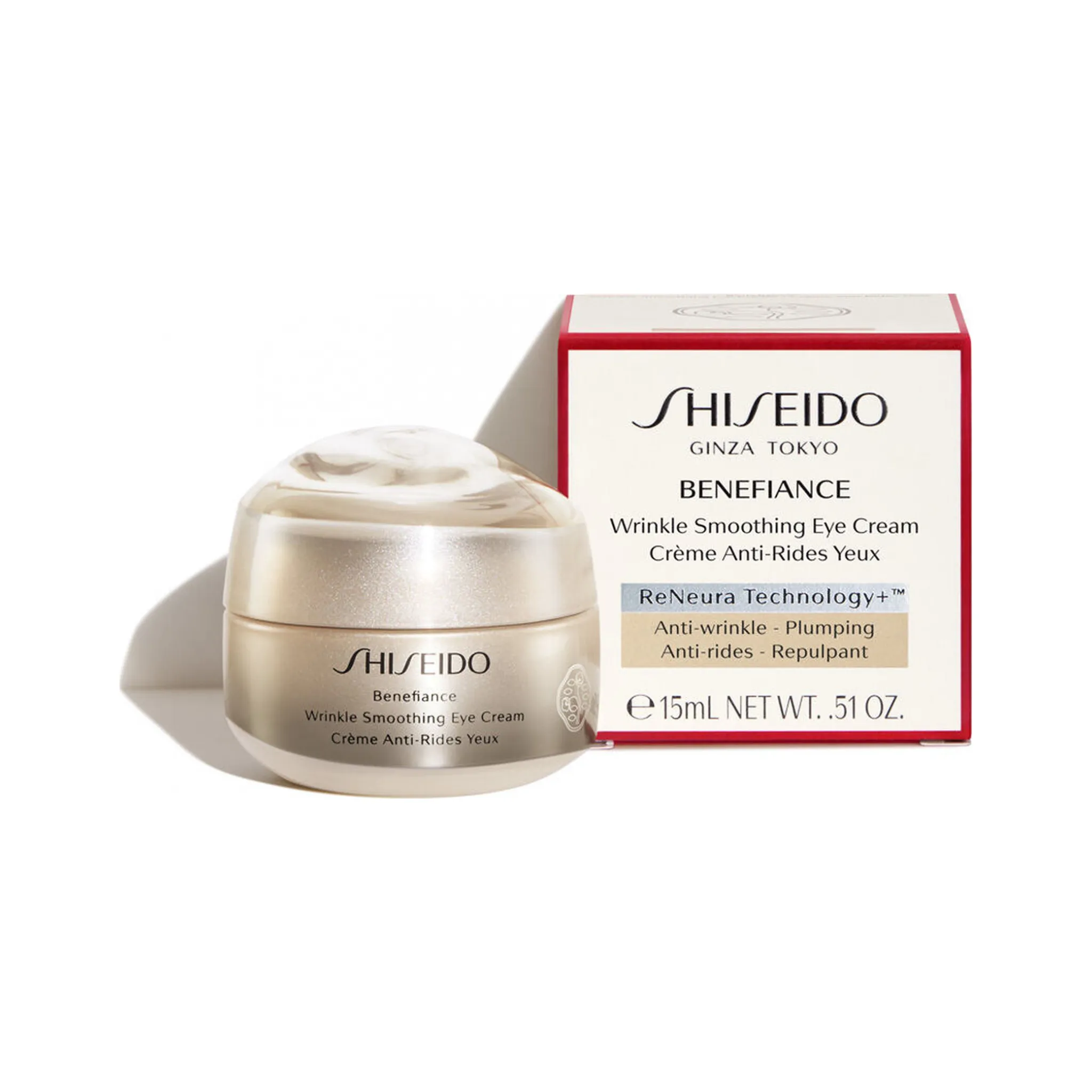 Fotografie 1 - Péče o oční okolí Shiseido Benefiance Wrinkle Smoothing protivráskový oční krém 15 ml
