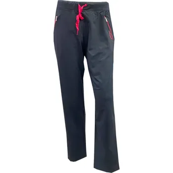 n-feel Dámské bavlněné tepláky QNU - 77 Barva: Tmavá šedá, Velikost: L