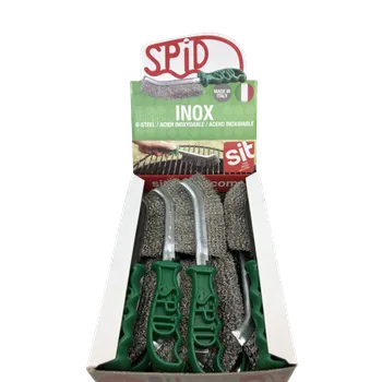 Mycí kartáč na vozidlo SIT Sada ručních kartáčů SPID nerez 24 ks