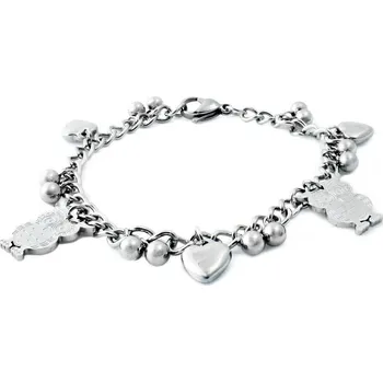 Náramek Dámský náramek z chirurgické oceli sova S11063085