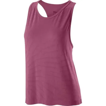 Lehké dámské tílko Wilson Competition Seamless Tank vínové vel.: M