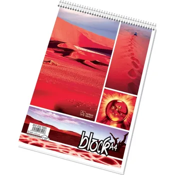 Poznámkový blok A4 kroužek nahoře, linka