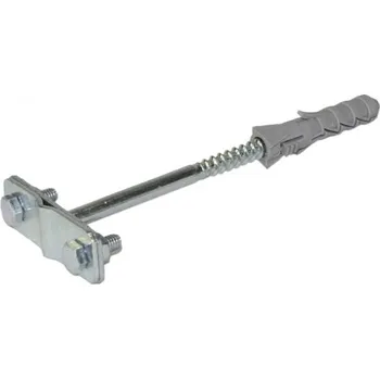 HPI Podpěra drátu stěnová s hmoždinkou, kovový úchyt se šroubem - délka 400 mm, průměr 12 mm Hnědá (ks) - množstevní sleva při odběru nad 12 000 Kč