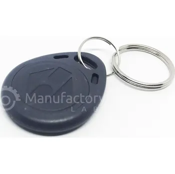 Čtečka čárových kódů Klíčenka, RFID, 125 kHz, černá, EM4100, EM4102, TK4100, token, nepřepisovatelný