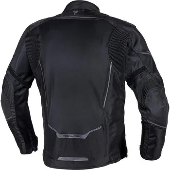 Moto bunda Rebelhorn FLUX černá textilní bunda na motorku XXL