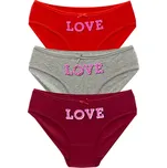 PeSaiL Dámské bavlněné kalhotky cottontang-HT668 - 3 ks Barva: Mix barva 1, Velikost: M