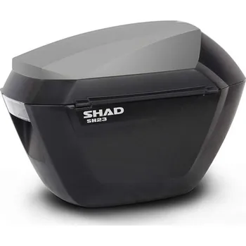 Motodoplněk Boční kufry s barevným krytem SH23 nový titan 130.D0B23100+D1B23E15