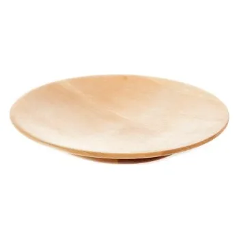 Talíř Odkládací dřevěný talířek Oiled Birch 13,5 cm