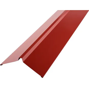 Střešní krytina Hřebenáč rovný H12 BRAVO - Klempířské prvky Barva: RAL 3011 - Koral (červená), Velikost: 1 metr