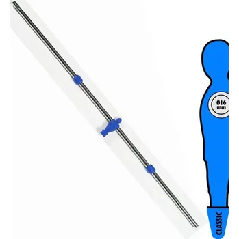 Stolní fotbálek RETA Tyč na stolní fotbal 16 mm s 1 modrý hráč-brankář