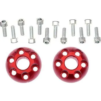 Rám pro motocykl KORUNKY ČERVENÉ PRO PROTEKTORY NA OSY KOL GATLING (SADA), RUTAN ČR