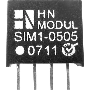 Měnič napětí HN Power SIM1-0503-SIL4 DC/DC měnič napětí do DPS 5 V/DC 3 V/DC 300 mA 1 W Počet výstupů: 1 x Obsah 1 ks
