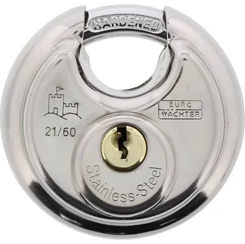 Visací zámek Burg Wächter Circle 21 60 SB visací zámek zámky s různými klíči nerezová ocel visací zámek s profilovou vložkou