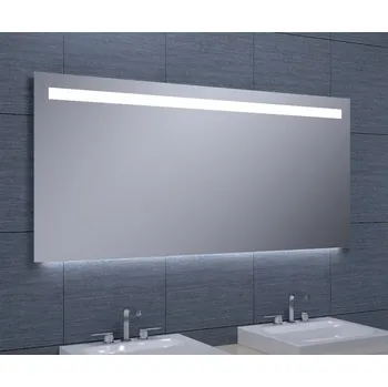 Zrcadlo Besteco LED Koupelnové Zrcadlo Naturel s Duálním Osvětlením a Ambientním Podsvícením 140x65 cm, Kód MFC65-14