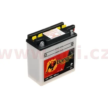 Motobaterie Baterie 12V, YB5L-B, 5Ah, 50A, BANNER Bike Bull 120x60x130