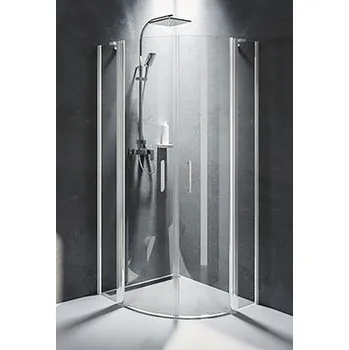 Čtvrtkruhový sprchový kout Riho Novik Z309 90x90x200 cm dvoukřídlé dveře GZ9090090