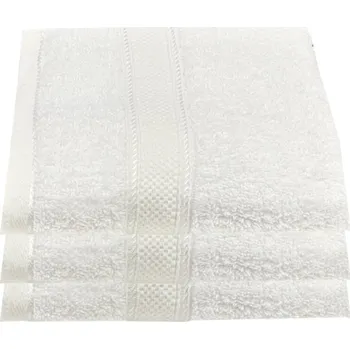 Ručník Froté ručník 50x100 Jednobarevný bílá