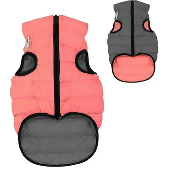 Obleček pro psa AiryVest Bunda pro psy S korálová/šedá