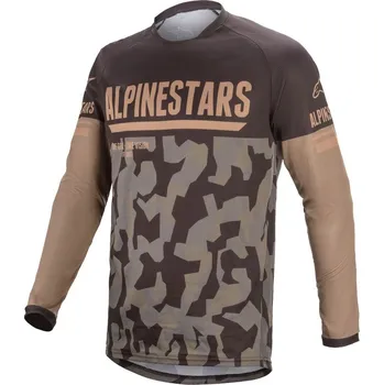 cyklistický dres Dres VENTURE R, ALPINESTARS (písková camo/černá) (Velikost: M)
