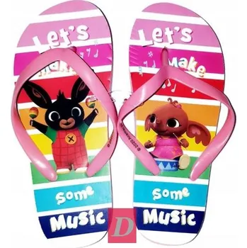 Dívčí polobotky EPLUSM Žabky KRÁLÍČEK BING růžové