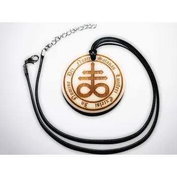 Náhrdelník HeLLWood - náhrdelník - In Nomine Leviathan - průměr 50 mm