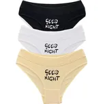 PeSaiL Dámské bavlněné kalhotky cottontang HT627 - 3 ks Barva: Vícebarevné 2, Velikost: M