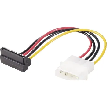 Renkforce napájecí adaptér [1x IDE proudová zástrčka 4pólová - 1x proudová SATA zásuvka 15pólová] 0.15 m černá, červená, žlutá