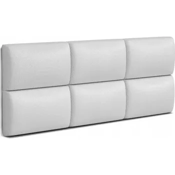 Obklad Čalouněný nástěnný panel 45x25cm BÍLA KŮŽE