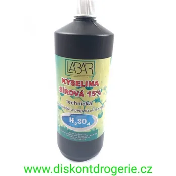 KYSELINA SÍROVÁ 1L 15% 1KG