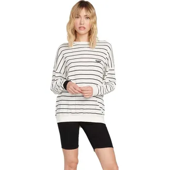 Dámský svetr VOLCOM svetr - Simply Stone Ls Knit Stripe (STP) velikost: S