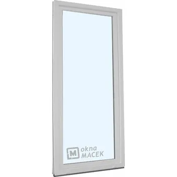 Vchodové dveře Plastové balkonové dveře - KNIPPING 70 AD, 800x2100 mm, OS, bílá Otevírání: levé, Provedení: jednostranná klika + madýlko + PVC rám + příslušenství a montážní materiál zdarma