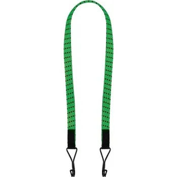 Motodoplněk Gumicuk Twin Wire "pavouk" plochý délka/šířka popruhu 800/16 mm se zakončeními pomocí drátových háků, OXFORD (zelený)