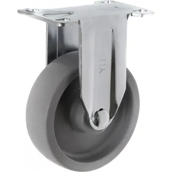 Pojezdové kolečko TOOLCRAFT TO-5137941 Pevné kolečko s konstrukční deskou 100 mm, polypropylenové nosnost (max.): 125 kg