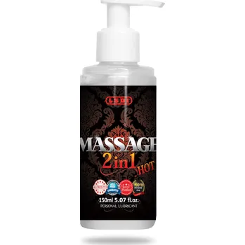 Lubrikační gel LSDI MASÁŽNÍ GEL MASSAGE 2IN1 HOT 150ML