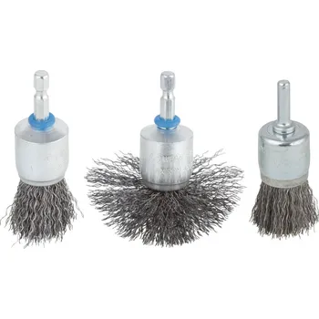 kartáč na vrtačku Wolfcraft Drátěný kartáč, štětec 25mm stopka 6mm 2126000