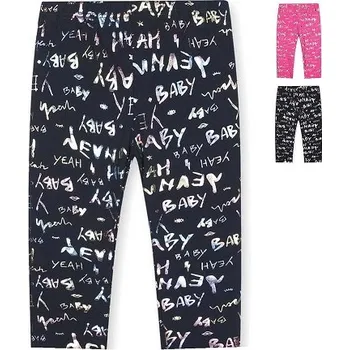 Dívčí legíny KUGO DÍVČÍ 3/4 LEGÍNY "BABY" Barva: černá, Velikost: 134