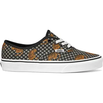 Pánské tenisky VANS boty - Authentic (Tiger Floral) Blk/Tr Wht (19M) velikost: 36.5