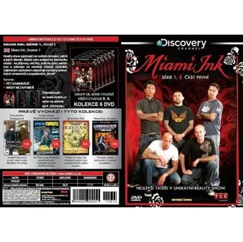 DVD film Miami Ink, série 1 6x DVD (komplet série)