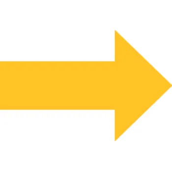 PermaRoute podlahová šipka 141 - žlutá PermaRoute tvary 230 x 300mm