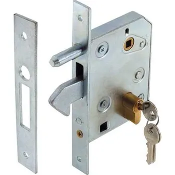 RO-zámek H/35-64A s hákem pro posuvnou bránu, s trnem, 72/65