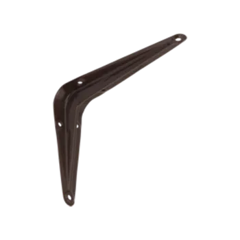 Držák na polici Domax 100*125 konzola stavební hnědá